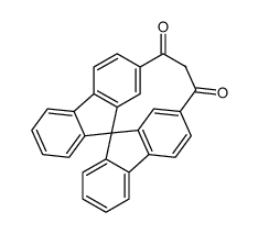 (Ethanone, 1,1'-(9,9'-spirobi[9H-fluorene]-2,2'-diyl)bis-) Structure