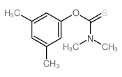 Carbamic acid, dimethylthio-,O-3,5-xylyl ester (8CI)结构式
