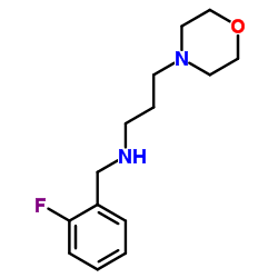 (2-FLUORO-BENZYL)-(3-MORPHOLIN-4-YL-PROPYL)-AMINE结构式