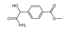 Benzoic acid,4-(2-amino-1-hydroxy-2-oxoethyl)-,methyl ester structure