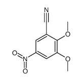 2,3-dimethoxy-5-nitrobenzonitrile Structure