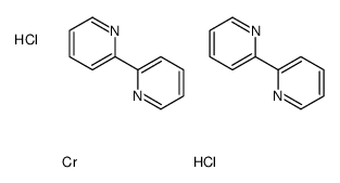 chromium, 2-pyridin-2-ylpyridine, dihydrochloride结构式