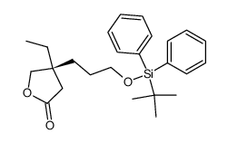 (4S)-4-[3-(tert-butyldiphenylsilyloxypropyl)]-4-ethyldihydro-2(3H)-furanone Structure