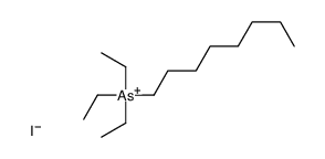 triethyl(octyl)arsanium,iodide结构式