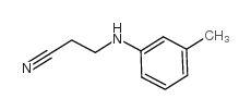 N-cyanoethyl-m-toluidine structure