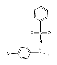 p-chlorobenzene(N-phenylsulfonyl)iminosulfinyl chloride Structure