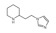 2-(2-imidazol-1-ylethyl)piperidine结构式