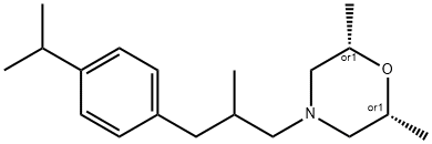 Morpholine, 2,6-dimethyl-4-[2-methyl-3-[4-(1-methylethyl)phenyl]propyl]-, (2R,6S)-rel- picture