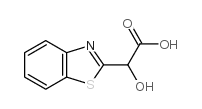 Acetic acid,2-(2-benzothiazolyloxy)- structure