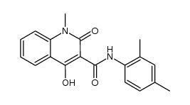 N-(2,4-dimethylphenyl)-4-hydroxy-1-methyl-2-oxo-1,2-dihydroquinoline-3-carboxamide Structure