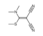 2-dimethylamino(methylthio)methylidene malono-nitrile Structure