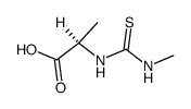 Alanine, N-(methylthiocarbamoyl)-, D- (8CI)结构式