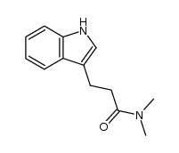 N,N-dimethyl-3-indolepropanamide结构式