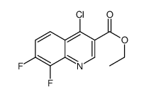 4-Chloro-7,8-difluoroquinoline-3-carboxylic acid ethyl ester picture