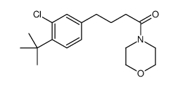 4-(4-tert-butyl-3-chlorophenyl)-1-morpholin-4-ylbutan-1-one Structure