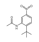 N-(2-tert-butyl-5-nitro-phenyl)-acetamide Structure