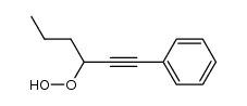 3-Hydroperoxy-1-phenyl-1-hexin结构式