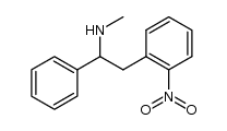 (+/-)-N-methyl-α-phenyl-2-nitrobenzeneethanamine Structure