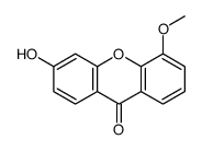 3-hydroxy-5-methoxyxanthen-9-one结构式