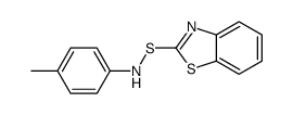 N-(1,3-benzothiazol-2-ylsulfanyl)-4-methylaniline结构式