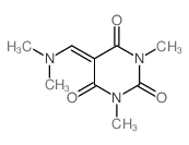 5-(dimethylaminomethylidene)-1,3-dimethyl-1,3-diazinane-2,4,6-trione结构式