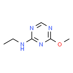 N-Ethyl-4-methoxy-1,3,5-triazin-2-amine Structure
