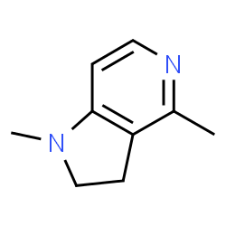 1H-Pyrrolo[3,2-c]pyridine,2,3-dihydro-1,4-dimethyl-(9CI)结构式