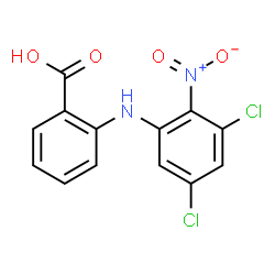 Benzoic acid,2-[(3,5-dichloro-2-nitrophenyl)amino]- Structure