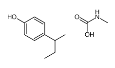 4-butan-2-ylphenol,methylcarbamic acid Structure