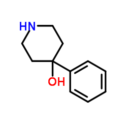 4-羟基-4-苯基哌啶结构式