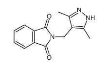 N-(3,5-dimethyl-1H-pyrazol-4-ylmethyl)-phthalimide Structure