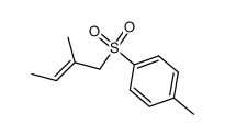 (2E)-2-Methyl-1-p-tolylsulphonylbut-2-ene结构式