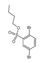 1-Butyl-[2.5-dibromobenzol]-sulfonat Structure