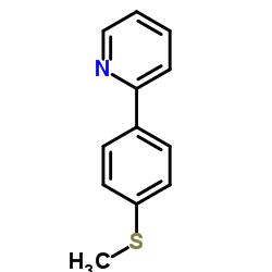 2-[4-(Methylsulfanyl)phenyl]pyridine结构式