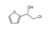 (S)-2-chloro-1-(furan-2-yl)ethan-1-ol结构式