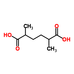 2,5-Dimethylhexanedioic acid Structure