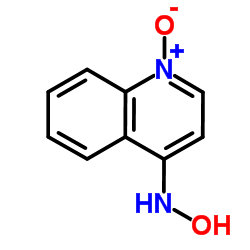 4-Hydroxyaminoquinoline-1-oxide Structure