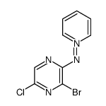 pyridinium N-(3'-bromo-5'-chloropyrazin-2'-yl)aminide Structure
