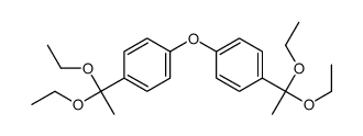 1-(1,1-diethoxyethyl)-4-[4-(1,1-diethoxyethyl)phenoxy]benzene Structure