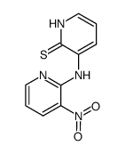 3-(3-NITROPYRIDIN-2-YLAMINO)PYRIDINE-2(1H)-THIONE结构式