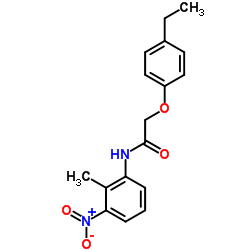 2-(4-Ethylphenoxy)-N-(2-methyl-3-nitrophenyl)acetamide Structure