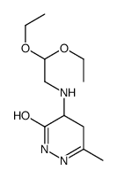 5-(2,2-diethoxyethylamino)-3-methyl-4,5-dihydro-1H-pyridazin-6-one Structure