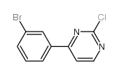 4-(3-Bromophenyl)-2-chloropyrimidine structure