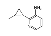 3-Pyridinamine,2-(2-methyl-1-aziridinyl)-(9CI) structure