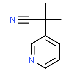 3-Pyridineacetonitrile,alpha,alpha-dimethyl-(9CI) structure