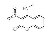 4-(methylamino)-3-nitrochromen-2-one结构式