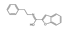 N-(2-phenylethyl)-1-benzofuran-2-carboxamide结构式