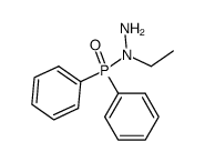 diphenylphosphinic α-ethylhydrazide Structure