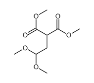 dimethyl 2-(2,2-dimethoxyethyl)propanedioate Structure