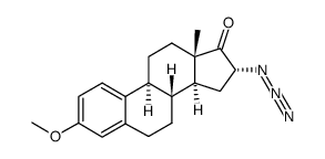 16α-Azido-3-methoxy-estra-1,3,5(10)-trien-17-one Structure